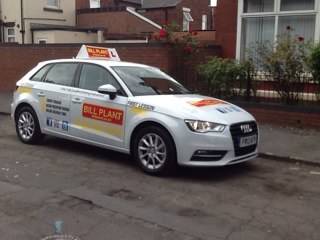 Driving instructor for bill plant