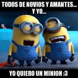Si tu novia mide menos de 1.60 .... ¡Felicidades, Tienes un minion.