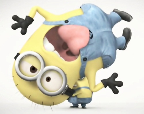 Minions os melhores no que faz , piadas e pessoas felizes .