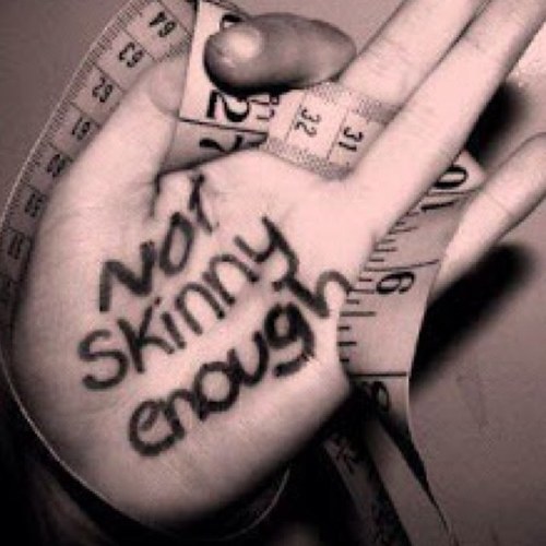 Need to loose weight. Food is now the enemy. Skinny=perfection.