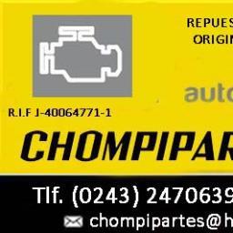 Venta de repuestos, accesorios y autoperiquitos en general. Todo para tu auto. Buscanos en facebook / Paginas Amarillas o Google por Chompipartes C.a