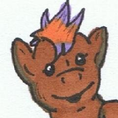 One of @MLP_Coaldust and @MLP_Greenhoof's pegasus sons. Is totally the cutest. Totally. (GMT/GMT+1)