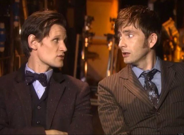 Bringing you pictures of Matt Smith and David Tennant.. A.K.A Smennant