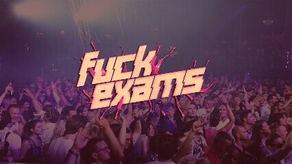 La fiesta que nunca olvidaréis. Contacto: Adrián M: 639162369 - Nicolás 625045621 - Adrián S 658085068 - Tuenti: FuckExams Group Parties - http://t.co/xp0A4Mkx