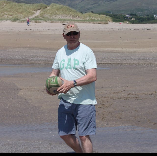 Husband and dad who likes rugby.......a lot