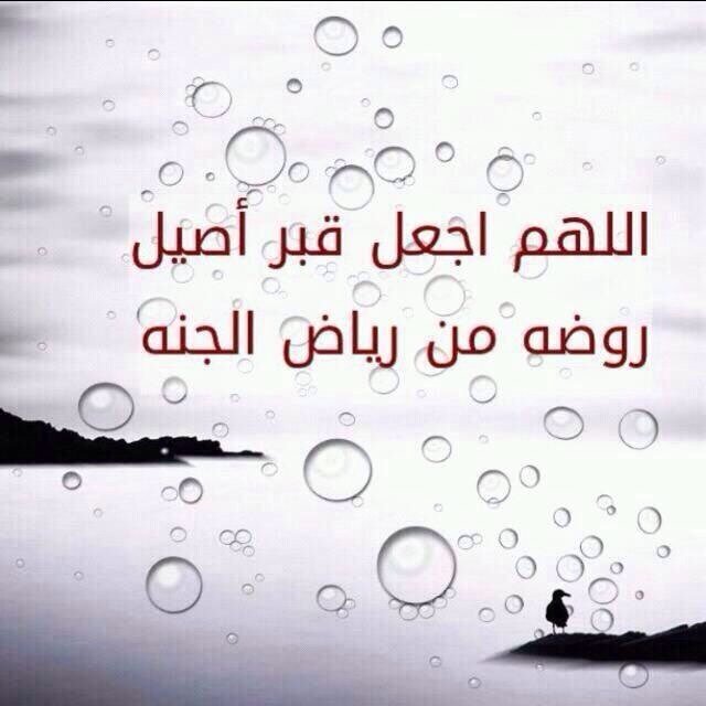 يارب اغفر لـ #أصيل_عبدالناصر واسكنه فسيح جناتك