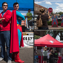 This festival is to celebrate the spirit of everyone's favorite SuperHero and what he stands for and is held in downtown Plano, IL USA.