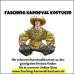 Die schönsten Karnevalskostüme zu den günstigsten Preisen finden Sie in unserem Online-Shop. Impressum: http://t.co/IsC13aSA68