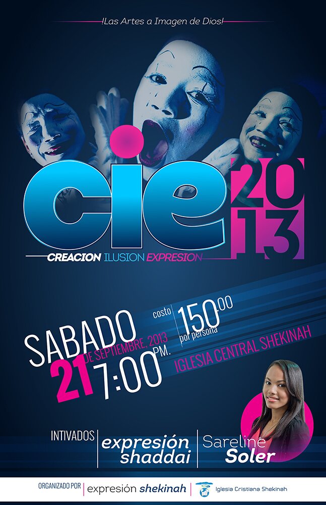!CIE 2013, CREACION ILUCION EXPRESION, LAS ARTES A IMAGEN DE DIOS EN SEPTIEMBRE NO TE LO PIERDAS.