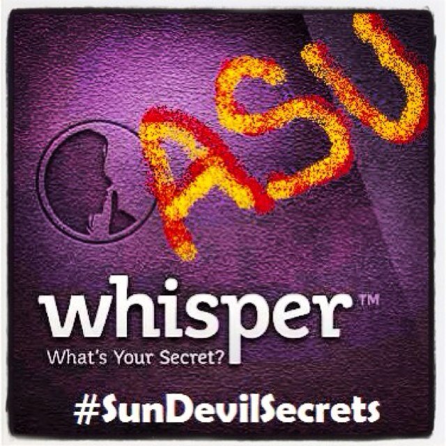 WhisperASU's profile picture. Official ASU On Whisper Twitter for secrets around campus. 
Email: WhisperASU@gmail.com 
Download here for iPhone or Android: http://t.co/bwVs3jPRWQ