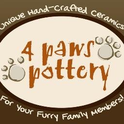 We're a small pottery shop making unique pieces for furry family members! We're also run by corgi's.