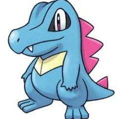 Totodile algo timido. Nvl 22, subo de nivel cada 3 seguidores. No quiero entrenador
