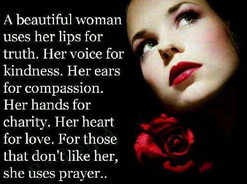 I am a God fearing woman.