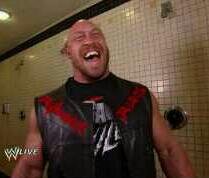 Rybully's profile picture. I'm Ryback, stupid. I bully people for fun because I'm stronger than them. My name is not Goldberg! (Not the real Ryback)