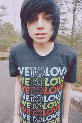17. Gay. Taken by my baby @JustBeingBroken. I love you forever and ever no matter what.	RP.