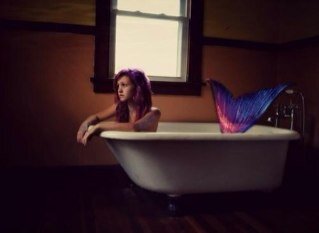 your average teen mermaid; baby anon!