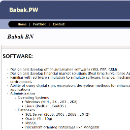BabakBN's profile picture. Computer programming gives you a sense of Being a creator.  Creating a new virtual world. #Developer #LowLatency #BigData #Bourse  #TradeEngine #Freelance #INTP