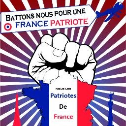 Le twitter officiel de la page Patriotes de France. Bienvenue à vous !