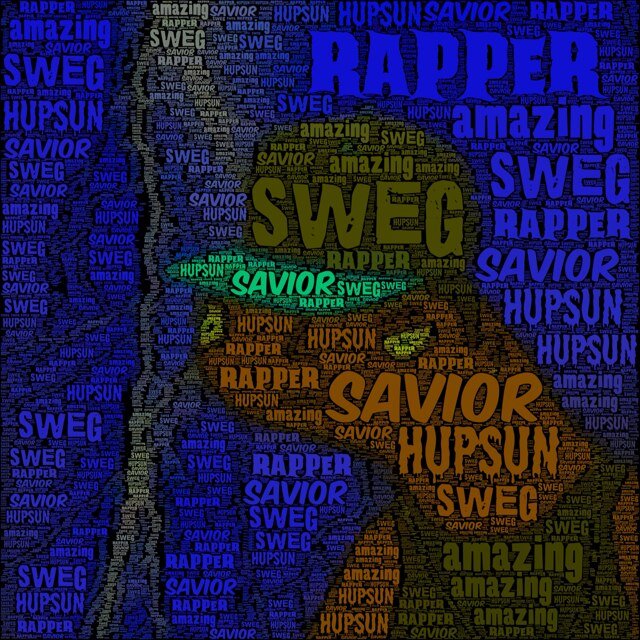 Azin raper bust en teh werld (not affiliated with hopsin) Hepheps ded end em teh luky savor
Em also @cemnewtonpls and @doowsten