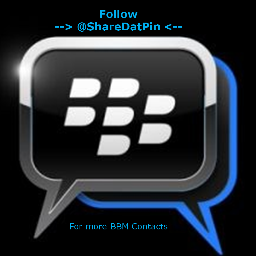 Follow @ShareDatPin For The Chance To Meet and Greet Amazing, New People With BBM! Add on Facebook too!:3 (IFollowBackToo!)