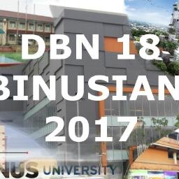 dbn18binusian20's profile picture. Akun resmi Twitter untuk DBN 18 Binusian 2017.