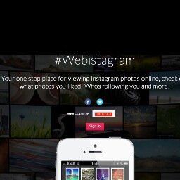 View your instragram photos online! support@webistagram.net