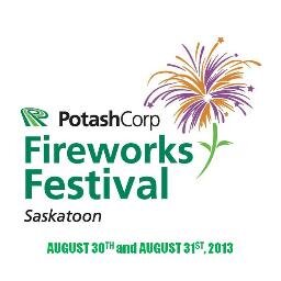 The PotashCorp Fireworks Festival is a world class firework event located in Saskatoon! August 30th & 31st, 2013.