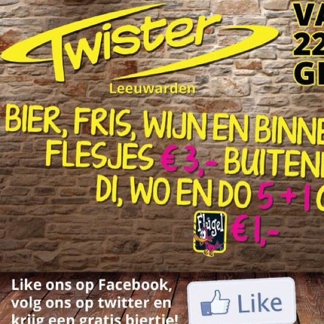 nieuwe #MFIT lokatie is @cafedubio Leeuwarden. Schrijf je in en maak met jou topfeest kans op €1000.- cash