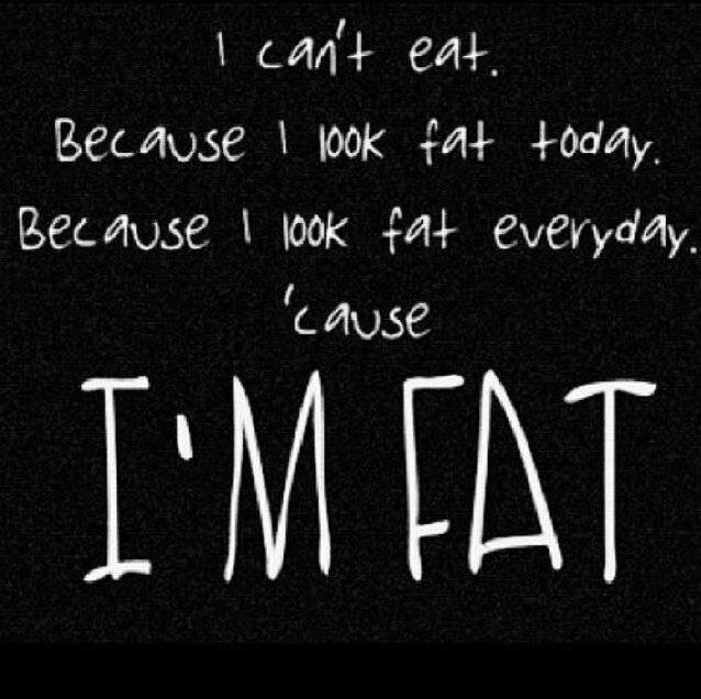 starve & exercise & self-harm