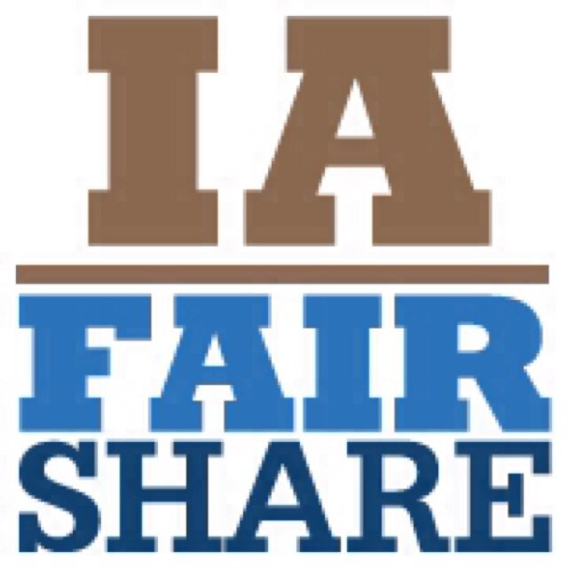 Iowa Fair Share believes we should all get a fair shot, pay our fair share, and play by the same rules.