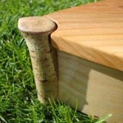 Blender of fine furniture and quirky green woodworking.