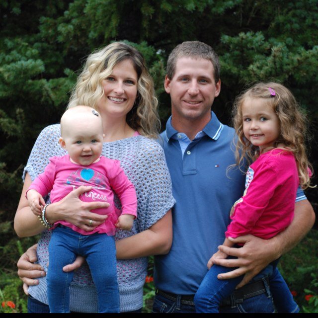 Meadow Acres Farms is our farm name, we raise red and black purebred Simmentals. Love my husband, two beautful girls and all aspects of our agriculture life!
