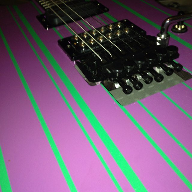 SchecterComp's profile picture. Here we have a Schecter Synyster Gates Sustainiac custom guitar in Purple/Green. Only 50 ever made. This is your chance to win the guitar for just £1!