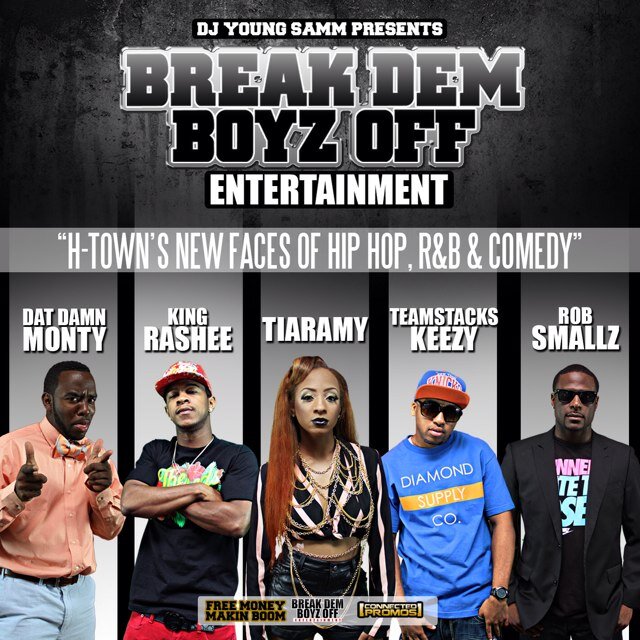 Follow CEO @DjYoungSamm & Team @IIDeep @KingRashee713 @TiaramySue @LilBoom @DatDamnMonty @ConnectedPromos