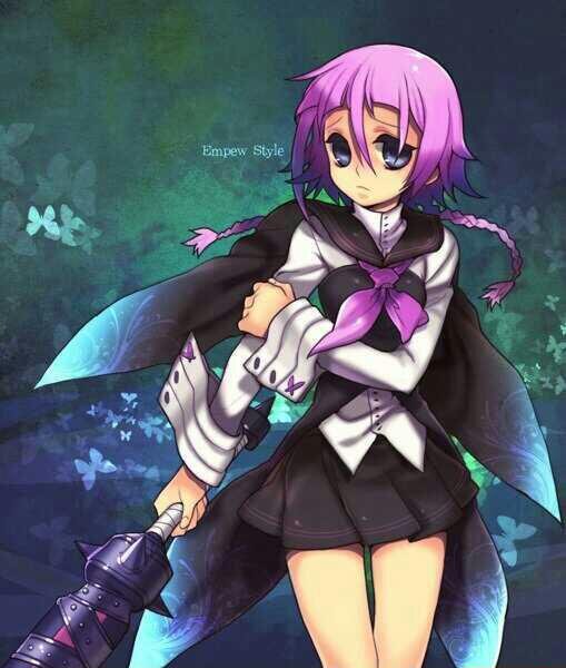 I'm black blooded witch of dragons Cronia i'm Crona little sis and daughter of Medusa, crush on spirit and kid