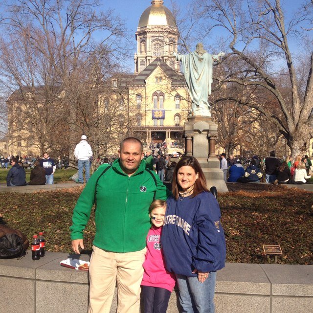 Faith, Family, Notre Dame! GO IRISH!!!!!!