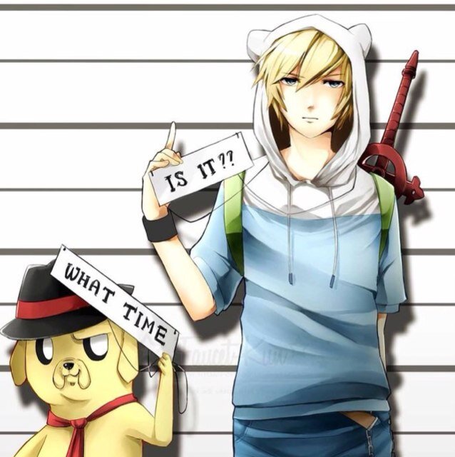 What up, peoples?! Finn the Human, here to kick evil's buns! Livin' in The Treehouse with my bro Jake, is totes Mathmatical! What time is it?! #AdventureTime
