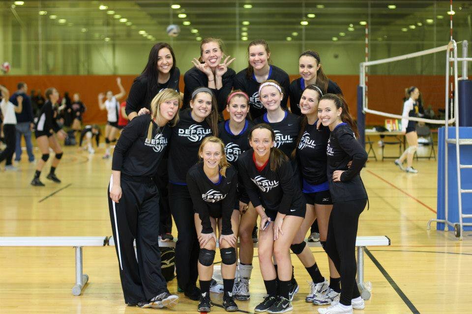 Official twitter of the DePaul Women's Club Volleyball team :D