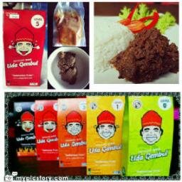 Rendang kemasan yg memiliki kepedasan sesuai selera anda