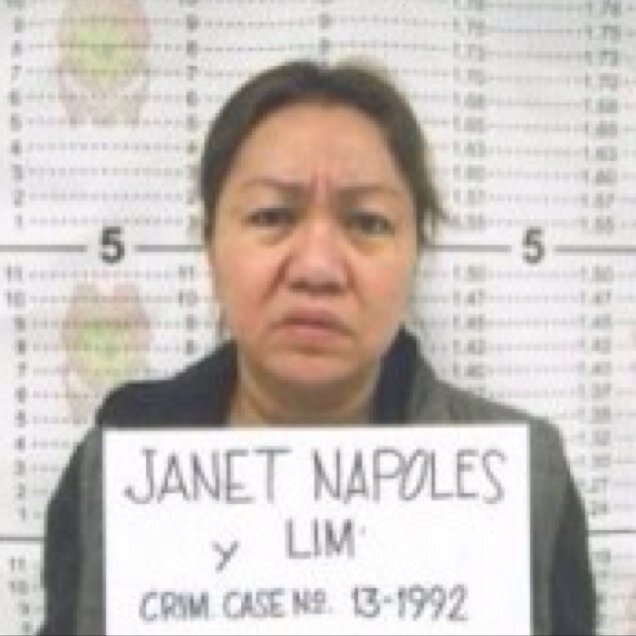The one, the only: The [unintelligible] Janet-Lim Napoles! • Pork Barrel Queen • Fugitive No More • Not the real thing