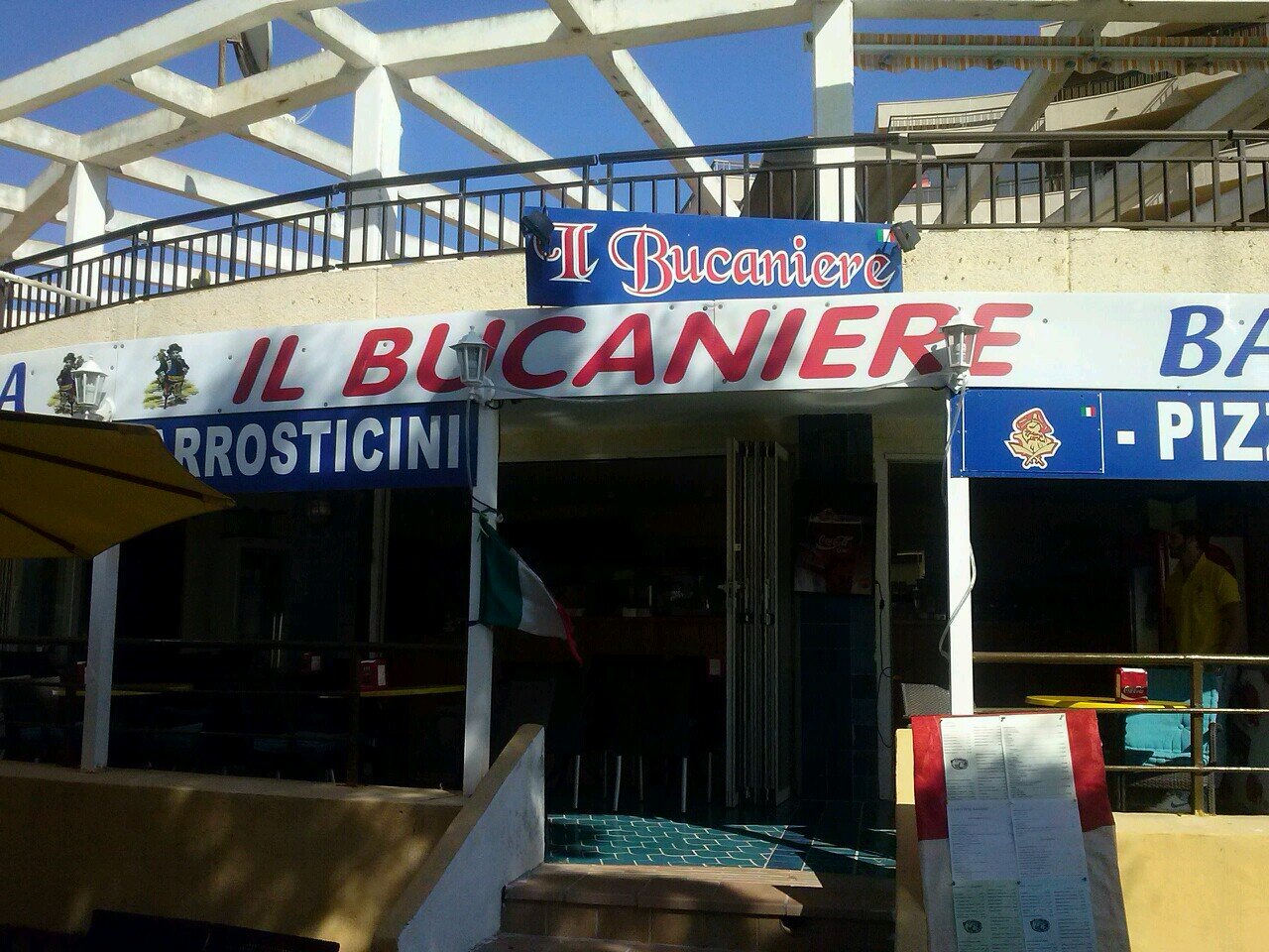 BAR,PIZZERIA,ARROSTICINI, PLAYA DE PALMA, PALMA DE MALLORCA, RESTAURANTE TIPICO ITALIANO CON PASTA FRESCA, PIZZA CASERA Y ARROSTICINI (PINCHITOS DE CORDERO)