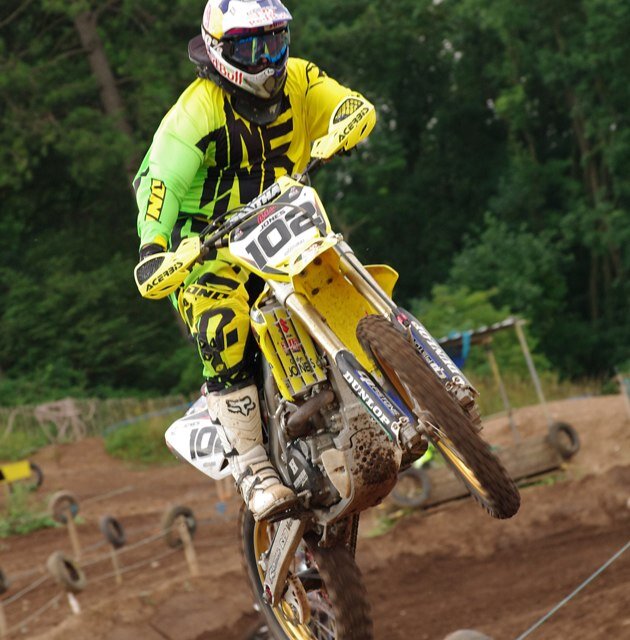 Former bit-part rugby player, wobbled around a motocross track too!
