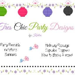Mother of 3 beautiful children.  I LOVE parties & gathering so what better way to be involve is to create beautiful custom designs/supplies for lavish parties.