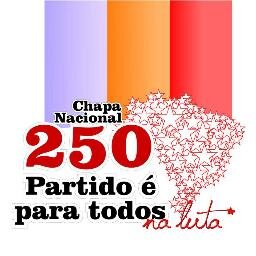 ChapaNacional: Partido para Todos, na luta 250 - PED 2013.