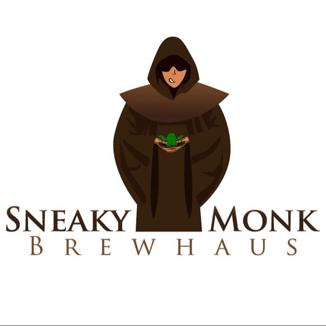 The monk is happiest with a craft beer.