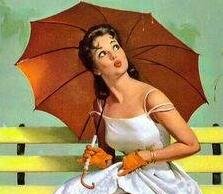 Un día viajé a París, a la tintorería de Manuelita para ponerme linda. Pero en la vuelta hubo turbulencia, y caí justito aca, apenas con lo puesto