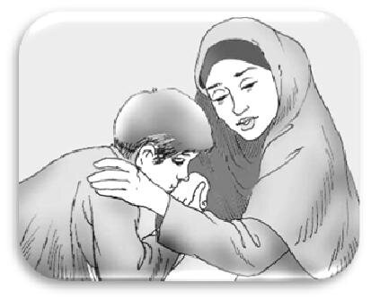 Kebaikan Tuhanmu terletak dari kebaikan orang tuamu, Raihlah surganya dengan berbakti kepada ibu dan ayah.
