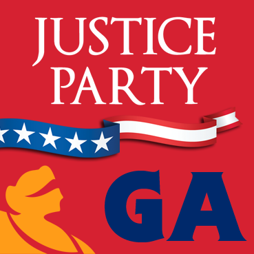 The Justice Party of Georgia is a broad-base political party. Founded by patriotic Americans, we support: civil, economic, social, & environmental justice.