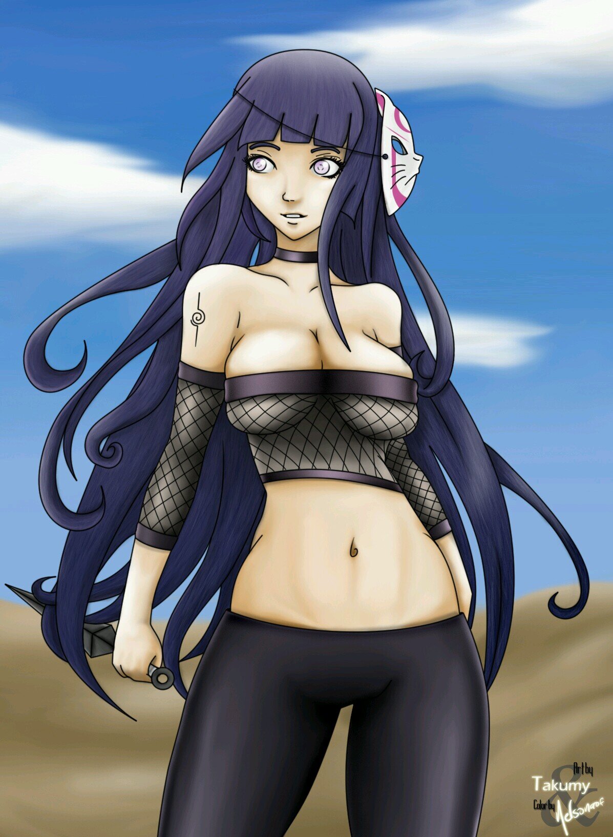 soy hinata del clan hyuga y soi muy atrebida k mi rubio asi q chicas no se le aserqen a mi rubip osea a mi naruto