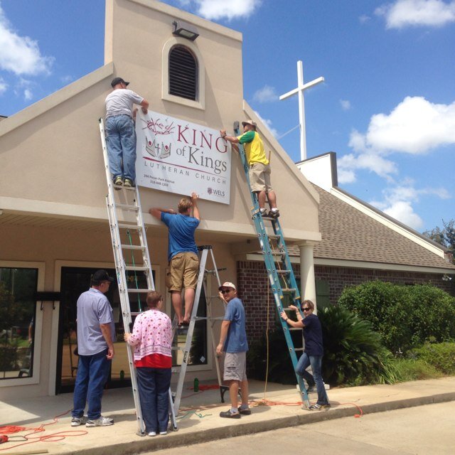 Serving central louisiana and the Leesville area. Saturday service @ 6pm in Leesville and Alexandria sunday service @ 10 and sunday school @ 9. #lutheran #wels